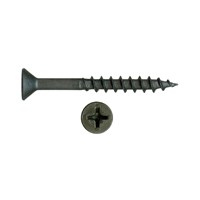 WE Preferred 1MFXP08300R2F Assembly Screw, Flathead Phillips without Nibs, Regular Pt, Coarse, 3 x 8, Black, Box of 1000