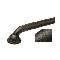 Harney Hardware 71804, Stainless Steel Grab Bar, 36 x 1-1/4, Oil Rubbed Bronze Powder, ADA