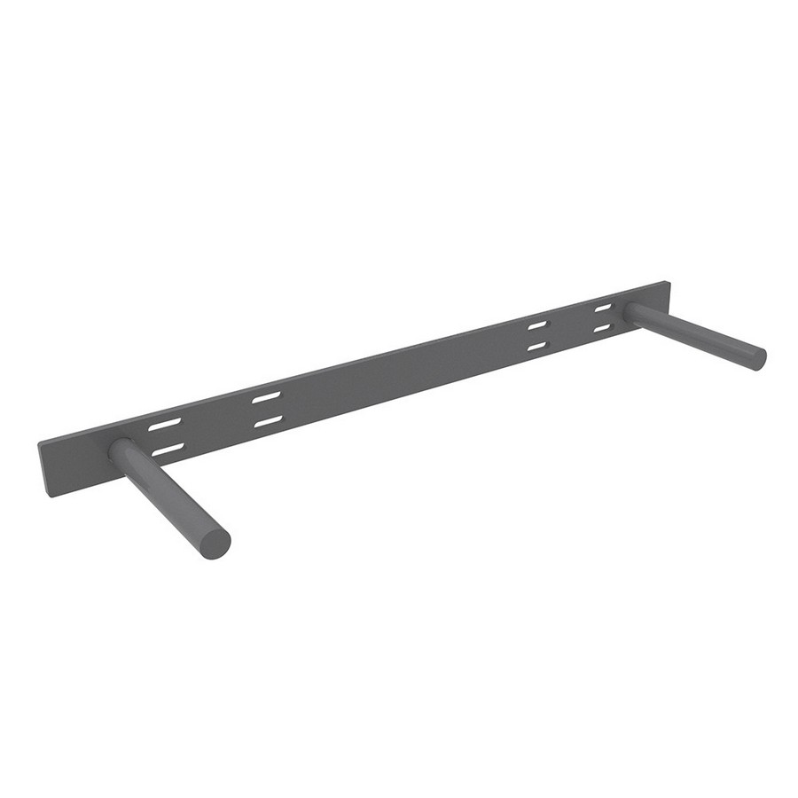 6" x 22-1/2" Floating Shelf Support Rod Bracket Steel Federal Brace FB-08606