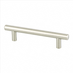 Steel Collection Pull 96mm Center to Center Satin Nickel WE Preferred 11484746
