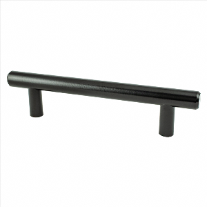 Steel Collection Pull 96mm Center to Center Satin Black WE Preferred BAR96-SB