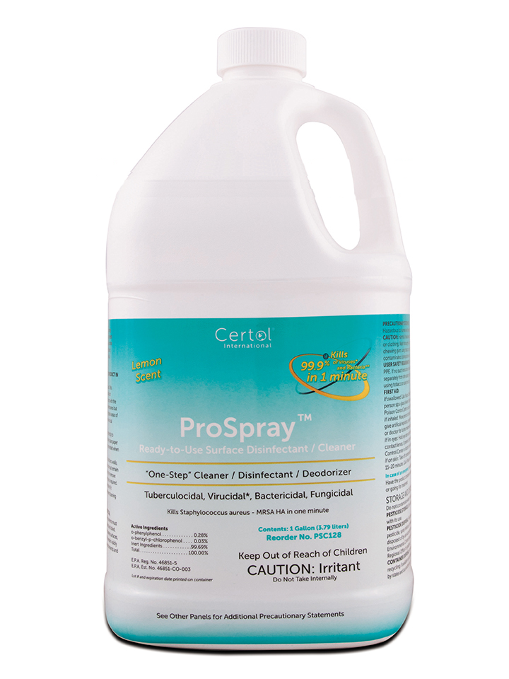 ProSpray Surface Disinfectant 1 Gallon Refill Jug Certol