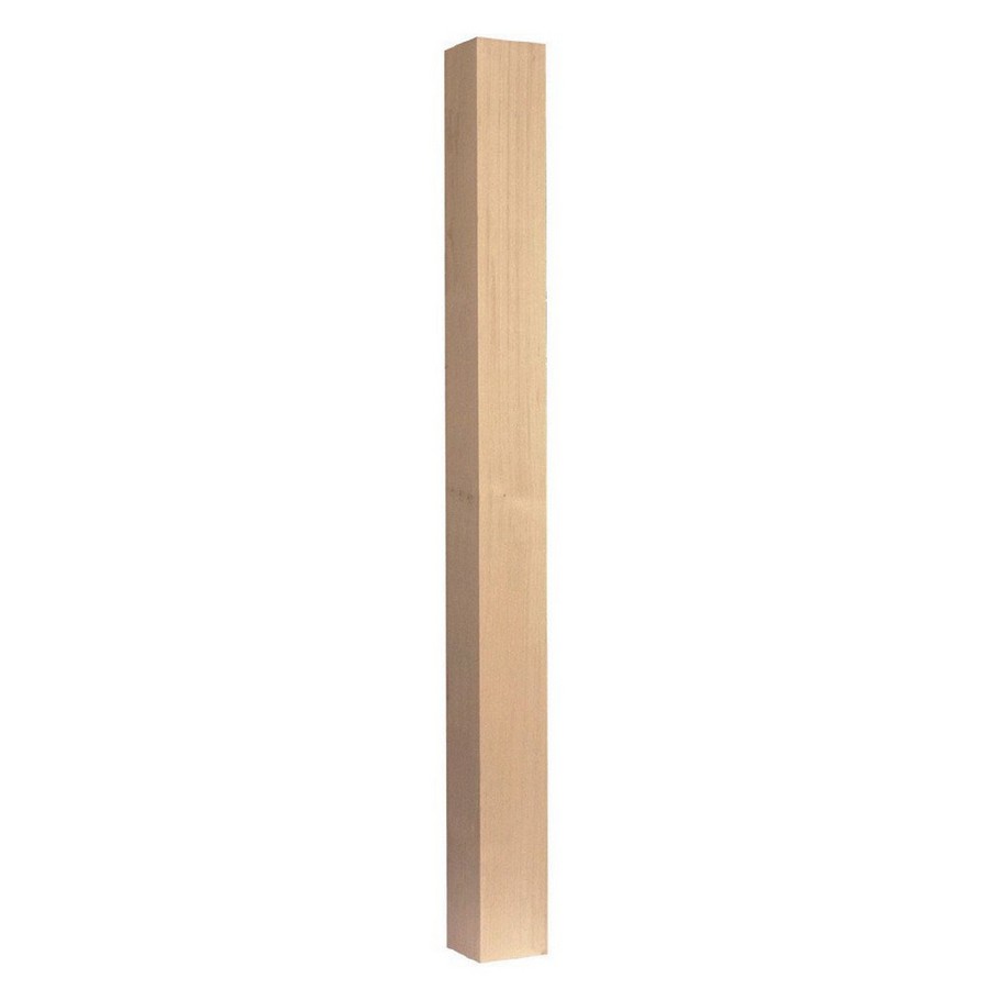3" Contemporary Square Bar Column Alder WE Preferred SZDW11136AL