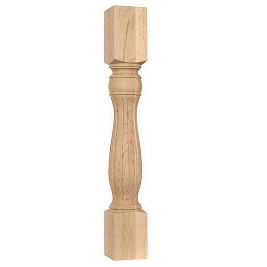 5" Traditional Fluted Bar Column Maple WE Preferred SZDW11183MA