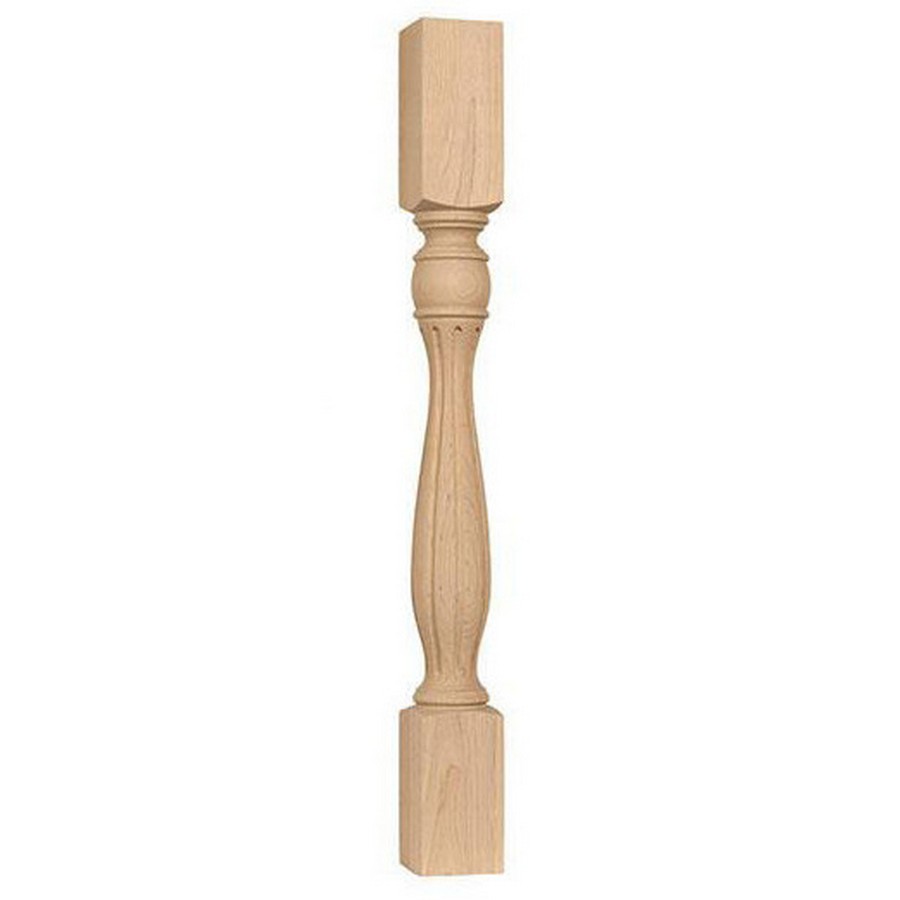 3-1/2" Traditional Fluted Island Column Maple WE Preferred SZDW11190MA