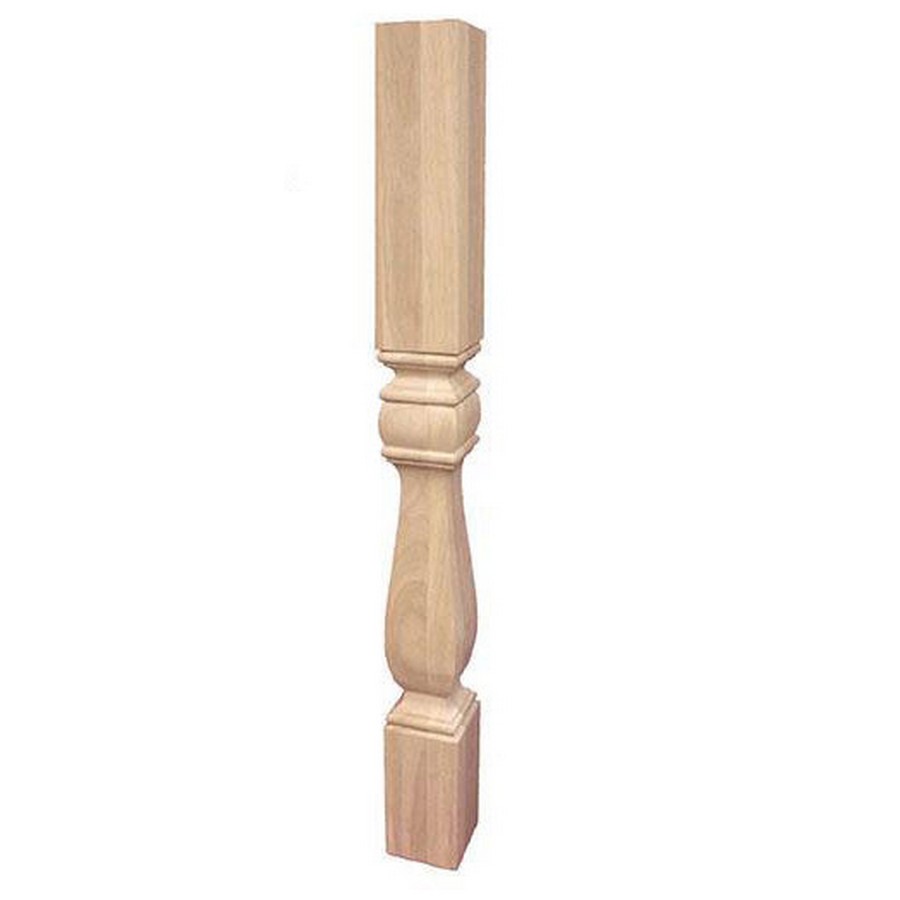 3-1/2" Square Traditional Square Island Column Maple WE Preferred SZDW11201MA