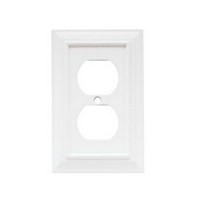 Liberty Hardware 126331, Wall Plate, Length 6-13/16, White, Wood Architectural