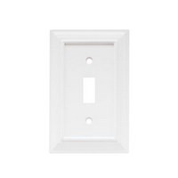 Liberty Hardware 126333, Wall Plate, Length 6-13/16, White, Wood Architectural