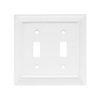 Liberty Hardware 126334, Wall Plate, Length 6-11/16, White, Wood Architectural