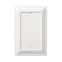 Liberty Hardware 126339, Wall Plate, Length 7in, White, Wood Architectural