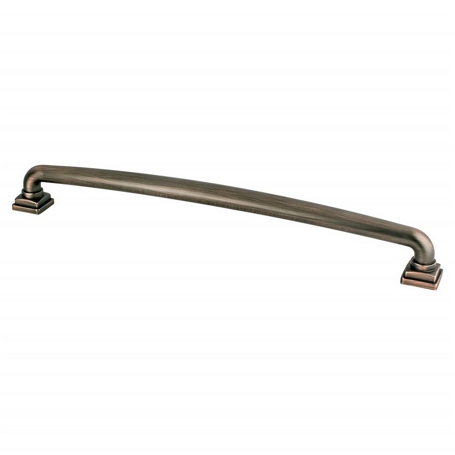 Tailored Traditional Appliance Pull 12" Center to Center Verona Bronze Berenson 1303-10VB-P