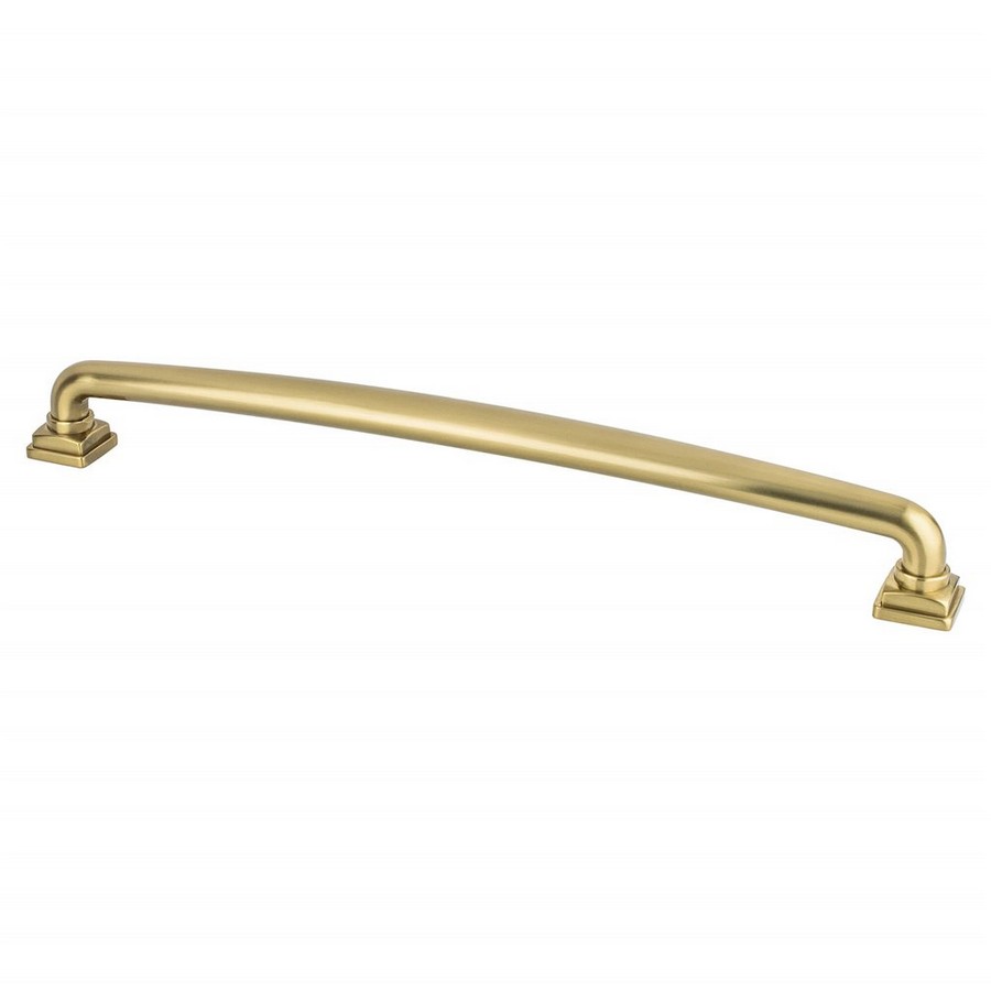 Tailored Traditional Appliance Pull 12" Center to Center Modern Brushed Gold Berenson 1306-1MDB-P