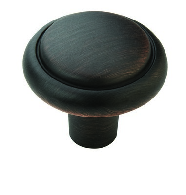 Amerock BP1308-ORB, Brass &amp; Sterling Traditions 1-1/8 dia. Knob Roman Bronze, Brass &amp; Sterling Traditions Collection