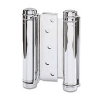 Bommer 3029-3-603, 3in Gate/Spring Hinges, Double Acting for 3/4 - 1in Thick Doors, Dull Zinc