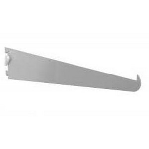 161 Series 24" Single Slotted Shelf Bracket with Lock Lever Anochrome Knape and Vogt 161LL ANO 24