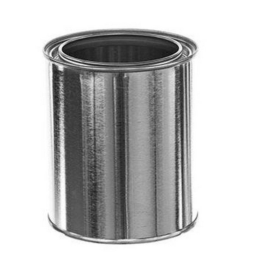 Pint Size Empty Steel Can and Lid Basco 1710-36