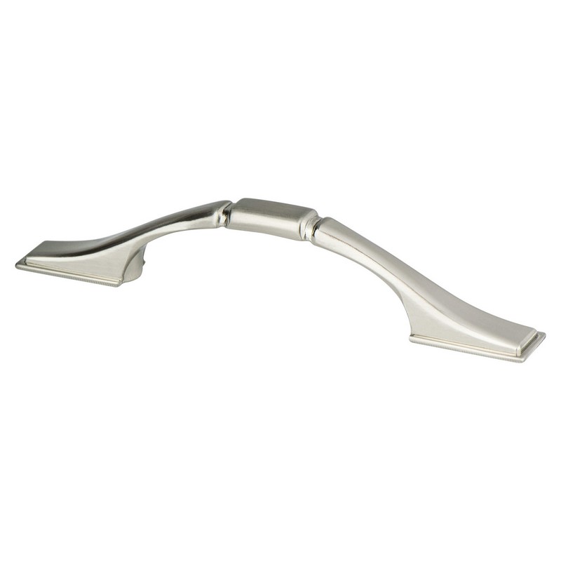 ZZ Series Pull 3" Center to Center Brushed Nickel WE Preferred NOTCHPULL3-BPN