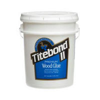 Titebond II Premium Water Resistant Wood Glue 5 Gallon, Honey Cream Color, Dries Translucent/Yellow, Franklin 5007