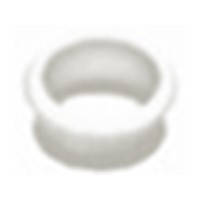 Hughes H403CP-X, Round Plastic Grommet Liners, Bore Hole: 1-3/4 dia., Chrome, 10-Pack