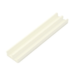 Plastic Track for 1/4" By-Pass Wood/Glass Doors White 12' Epco 214-WH