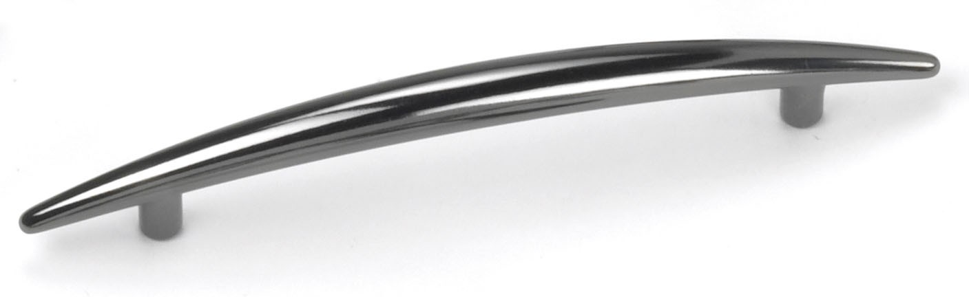 Laurey 25612 Bow Handle, Centers 3-3/4 (96mm), Black Nickel, Delano