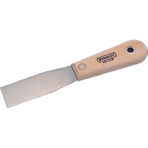 Stanley 28-540, Putty Knife, Wood Handle, Flexible, 1-1/4 Blade Width