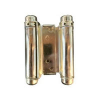 Bommer 3029-3-632, 3in Gate/Spring Hinges, Double Acting for 3/4 - 1in Thick Doors, Bright Brass