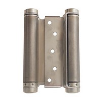 Bommer 3029-6-652, 6in Gate/Spring Hinges, Double Acting for 1-1/4 - 1-3/4 Thick Doors, Dull Chrome