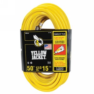 Northern Safety 8365 50' Extension Cord, Contractor, 12/3 Gauge