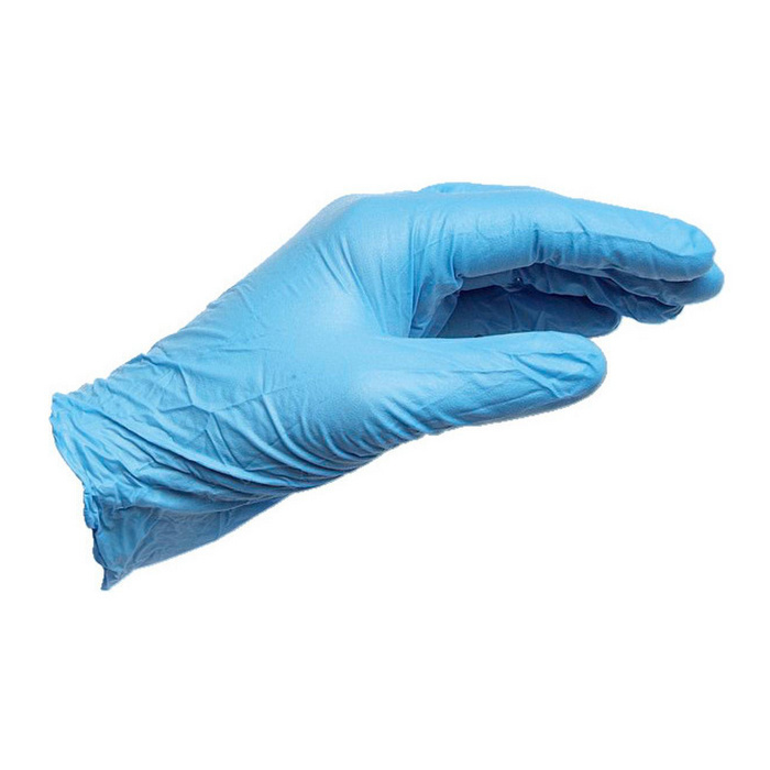 WE Preferred Disposable Nitrile Gloves, Powder Free, Blue, Medium