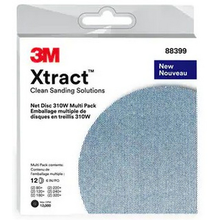 310W Xtract 5" Try-It Pack 12 Discs 3M 638060884461