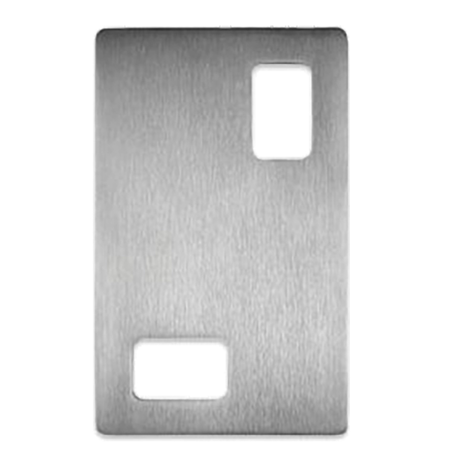 DSI-4040 Sliding Door Pull 3-5/8" W x 5-7/8" H Satin Stainless Steel Sugatsune DSI-4040-150