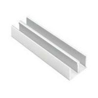 Engineered Products (EPCO) 48A14-4 Aluminum Sliding Door Upper Guide for 1/4 Thick Doors, 7/8 W x 9/16 H x 48 L, Anodized Aluminum