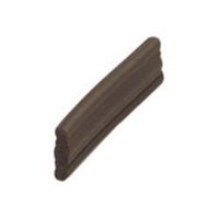 Engineered Products (EPCO) 810 Plastic Kerf Track for Lightweight Doors, 1/8 W x 1/2 H x 100ft Long Rolls, Brown