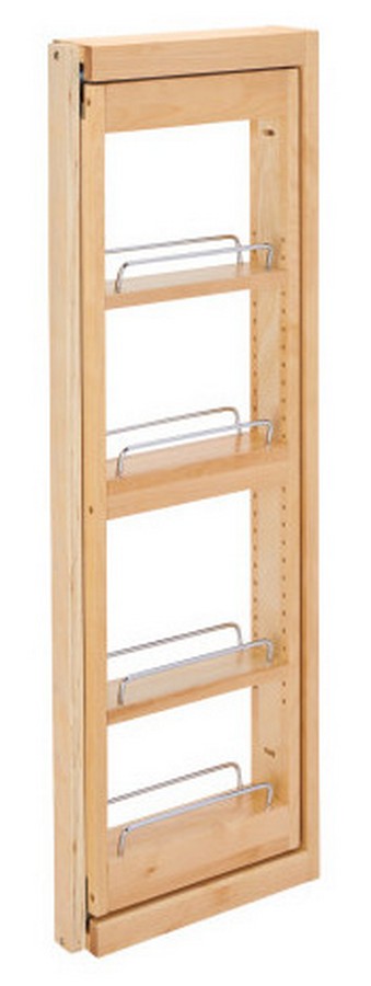 3" W x 36" H Pull-Out Between Cabinet Wall Filler with Soft-Close Rev-A-Shelf 432-WFBBSC36-3C