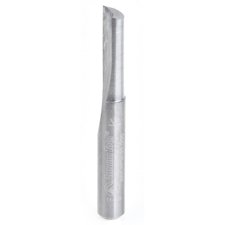 Solid Carbide Single 'O' Flute Plastic Cutting Bit 1/4" Dia Amana Tool 43508