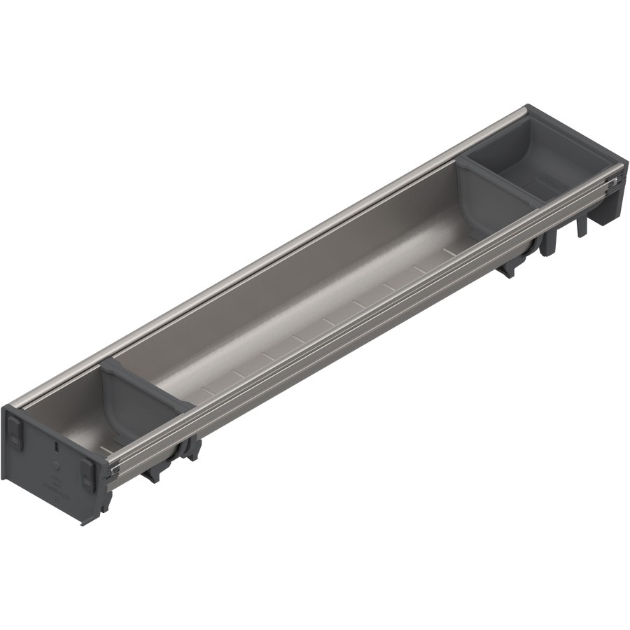 22" ORGA-LINE Odds and Ends Set for TANDEMBOX Drawers Brushed Stainless/Dust Gray Blum ZSI.550BI1N