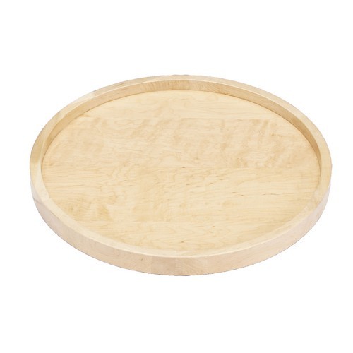 20" Wood Full Circle 1 Shelf Lazy Susan with Swivel Bearing Natural Maple Bulk-8 Rev-A-Shelf 4WLS001-20-B8
