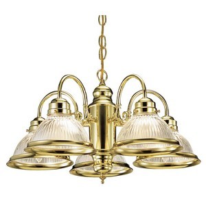Design House 500546 Millbridge 5-Light Chandelier, Polished Brass