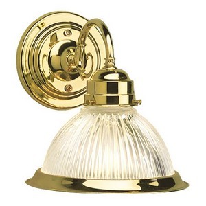 Design House 503011 Millbridge 1-Light Wall Sconce, Polished Brass