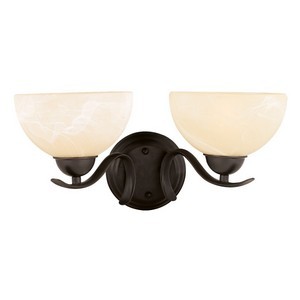 Design House 517458 Trevie 2-Light Wall Sconce, Oil Rubbed Bronze