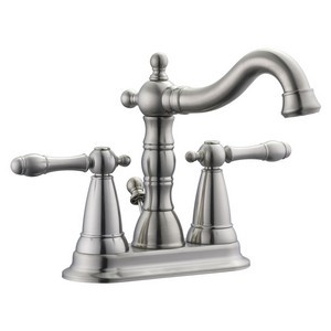 Design House 523290 Oakmont 4in Lavatory Faucet, Satin Nickel