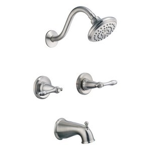 Design House 523480 Oakmont 2-Handle Tub &amp; Shower Faucet, Satin Nickel