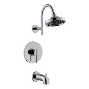 Design House 525709 Geneva Tub &amp; Shower Faucet, Polished Chrome