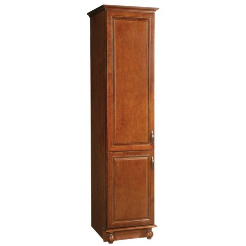 Design House 538595 Montclair Chestnut Glaze Linen Tower Cabinet with 2-Doors, 84 X 21