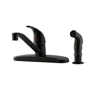 Design House 545848 Middleton Kitchen Faucet With Side Sprayer Oil Rubbed Bronze