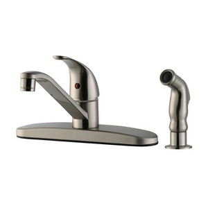 Design House 545855 Middleton Kitchen Faucet With Side Sprayer Satin Nickel
