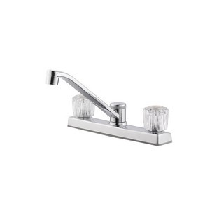 Design House 545988 Millbridge Dual Handle Kitchen Faucet No Side Sprayer Polished Chrome