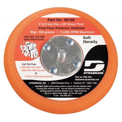 5" Dia. Non-Vacuum Disc Pad Vinyl-Face Dynabrade 56102