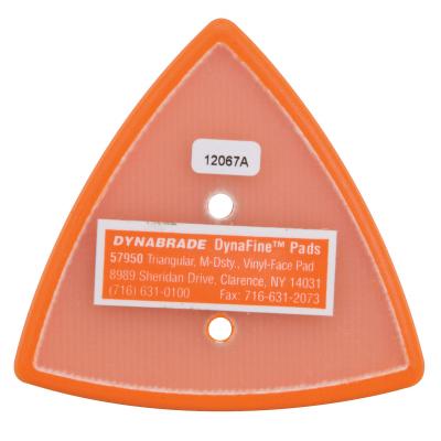 Dynafine Triangular Pad with 57951 Hook Pad & 53969 Conversion Pad Dynabrade 57950